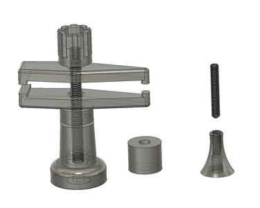 Magnetic multi clamp M4 for 20mm magnet