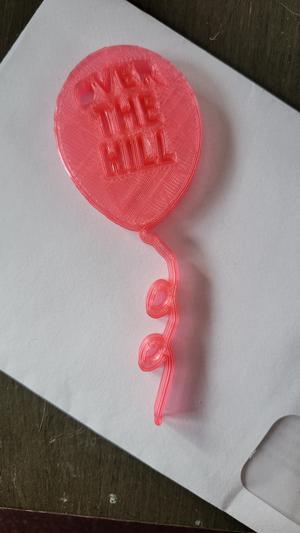 Over the hill cupcake topper
