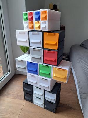Modular Drawers Quick Printing via partial vase mode