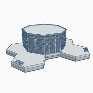 Gothic Building 134 Hex Map Scale HMSG134