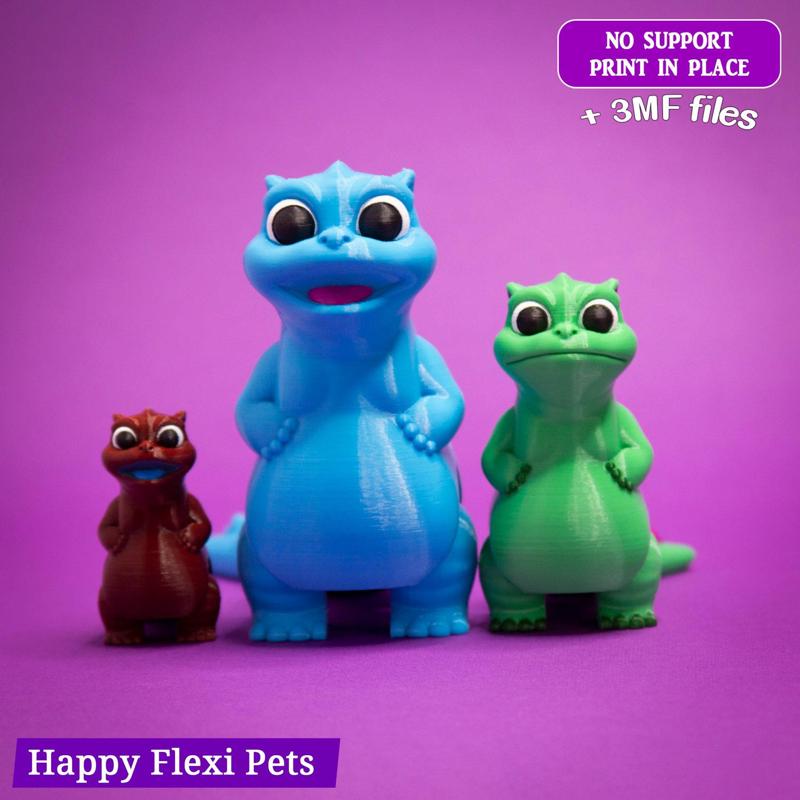Baby Godzilla the flexi toy by Happy Flexi pets (#36)