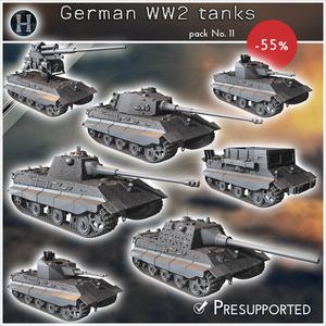 German WW2 pack No. 11 | E-50 75 and variants - Germany Eastern Western Front Normandy Stalingrad Berlin Bulge WWII
