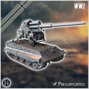 E-75 128mm Flak 40 Entwicklung  - Germany Eastern Western Front Normandy Stalingrad Berlin Bulge WWII
