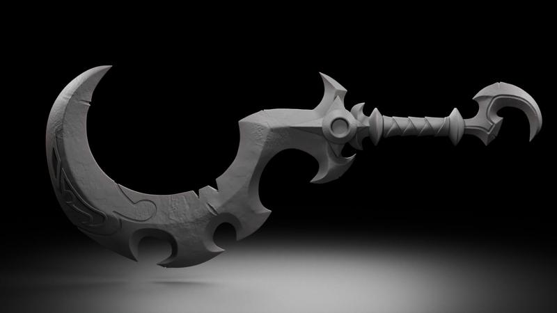 Dream Raider's Azure Sickle - World of Warcraft
