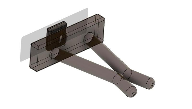 Tool wall clamp