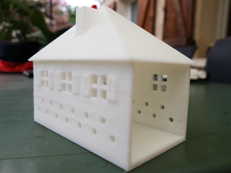 SMALL ILLUMINATED HOUSE