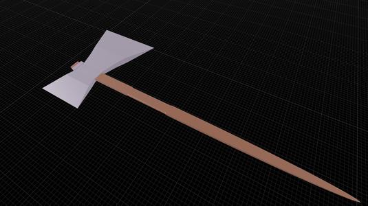 Low Poly Axe