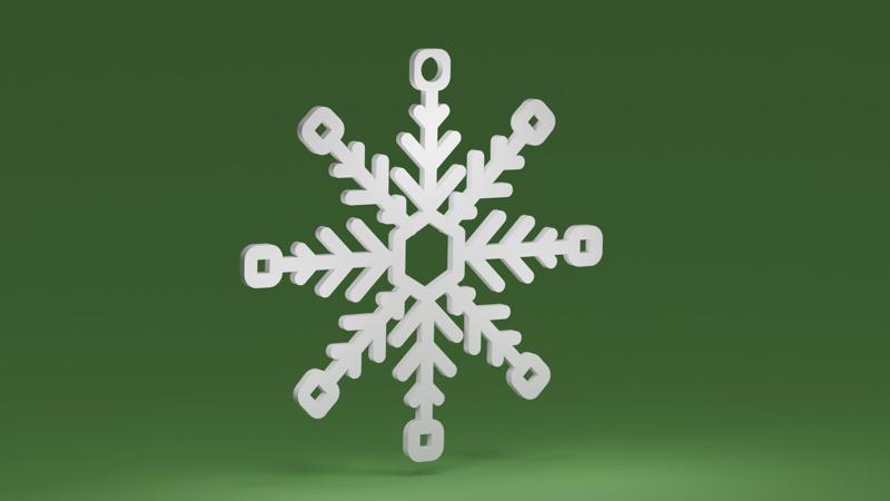 Snowflake 06 (Christmas tree ornament)