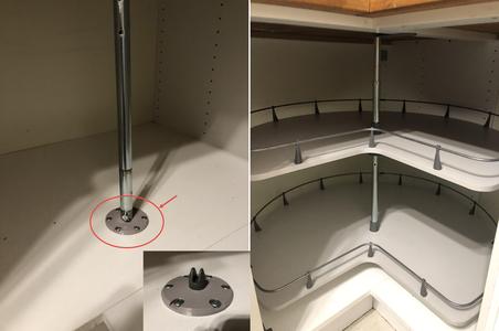 Swivel storage corner element - IKEA - UTRUSTA