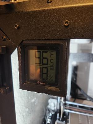 Original Prusa Enclosure - Govee H5102 Hygrometer Bracket