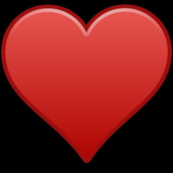 Heart stamp seal