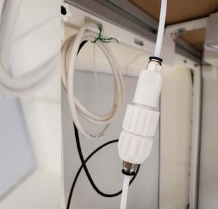 Bowden Tube Coupler using PC4-M10 Pneumatic Fittings