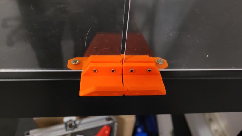 Prusa enclosure door knobs with set screws