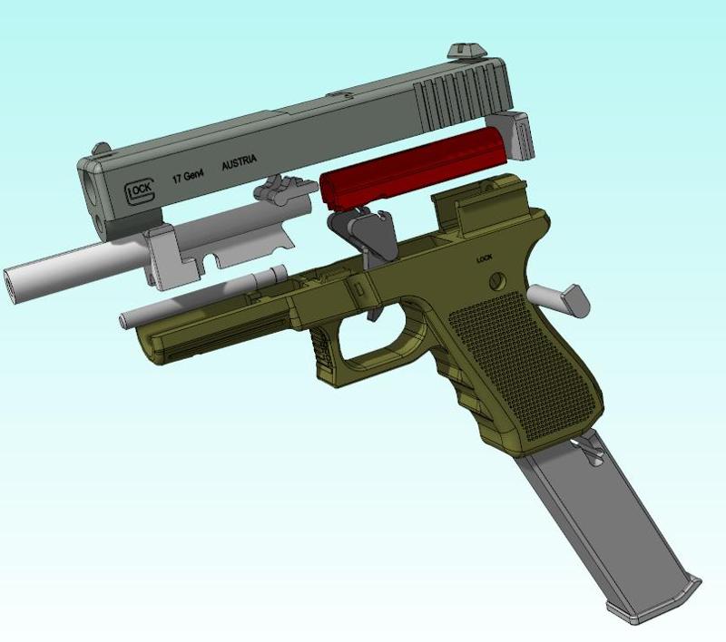 Glock 17 replique/replica spring