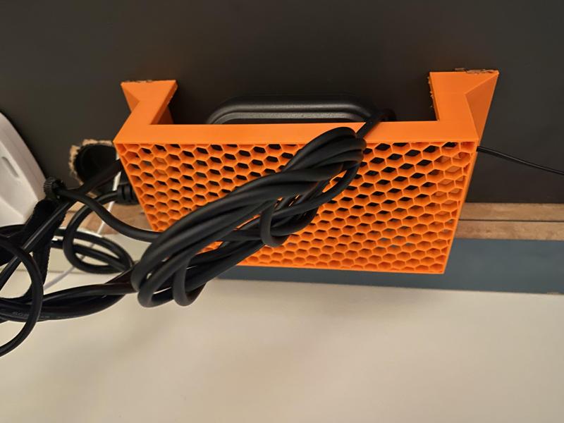 Under Desk PSU Storage Structure