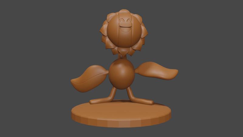 Pokemon inspired, Sunflora, Tabletop DnD miniature