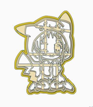 PIKACHU - COOKIE CUTTER ANIME - CHIBI COSTUME