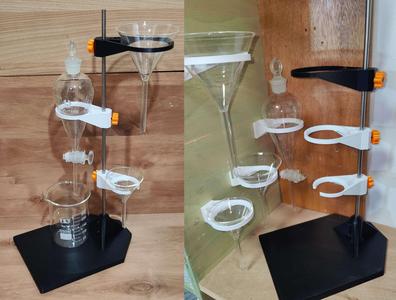 lab stand + Retort Rings (3 sizes)