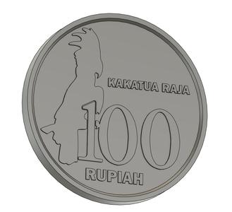 Indonesian 100 Rupiah coin