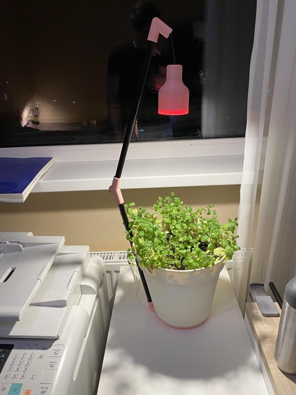 Indoor plant pot grow light (LÄMP)