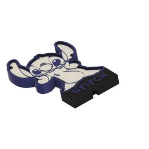 LAMPE BOX / BOITE LUMINEUSE stitch qui tire la langue avec socle