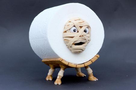 Mummy Toilet Paper Holder (Halloween)