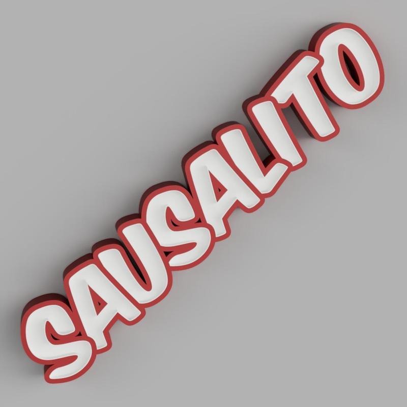 NAMELED SAUSALITO- LED LAMP WITH NAME