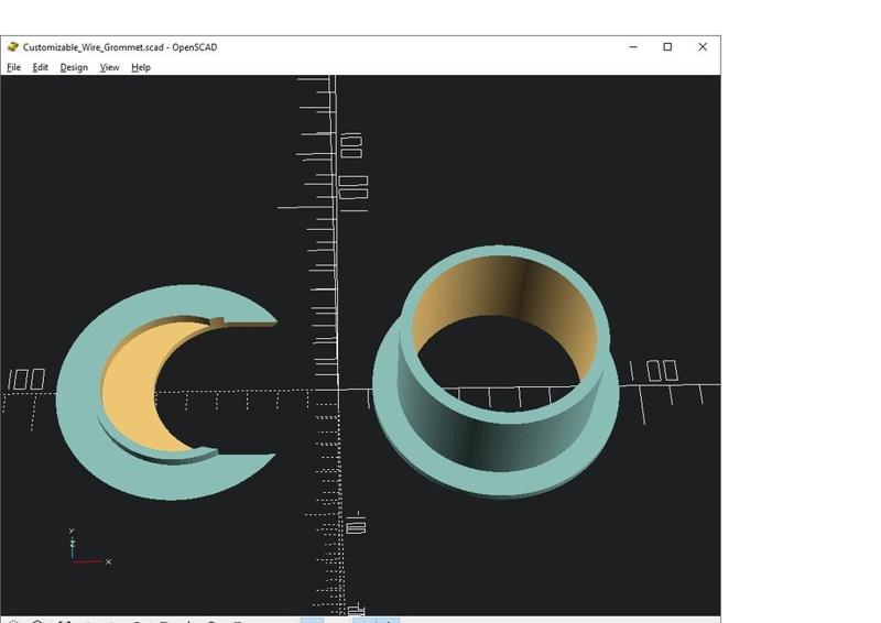 Customizable Wire Grommet