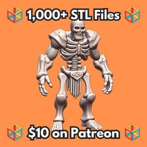 28mm DND Skeleton Defender in Ancient Armor Fantasy Miniature MineeForm FDM 3D Print STL File