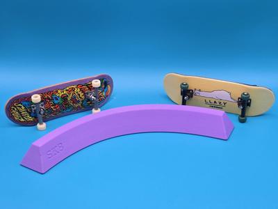 Fingerboard Skate Curved Grinding Parking Block