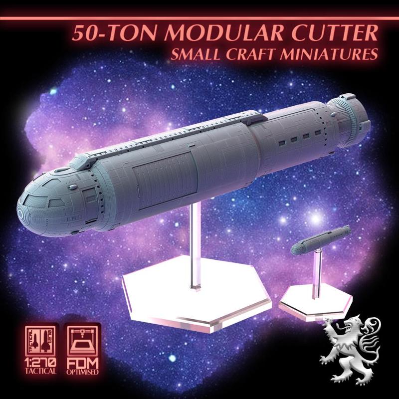 50-Ton Modular Cutter Traveller Miniatures