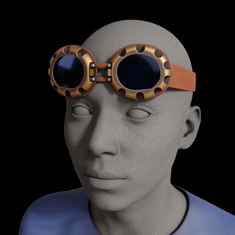 Arcane Vi glass goggles cosplay