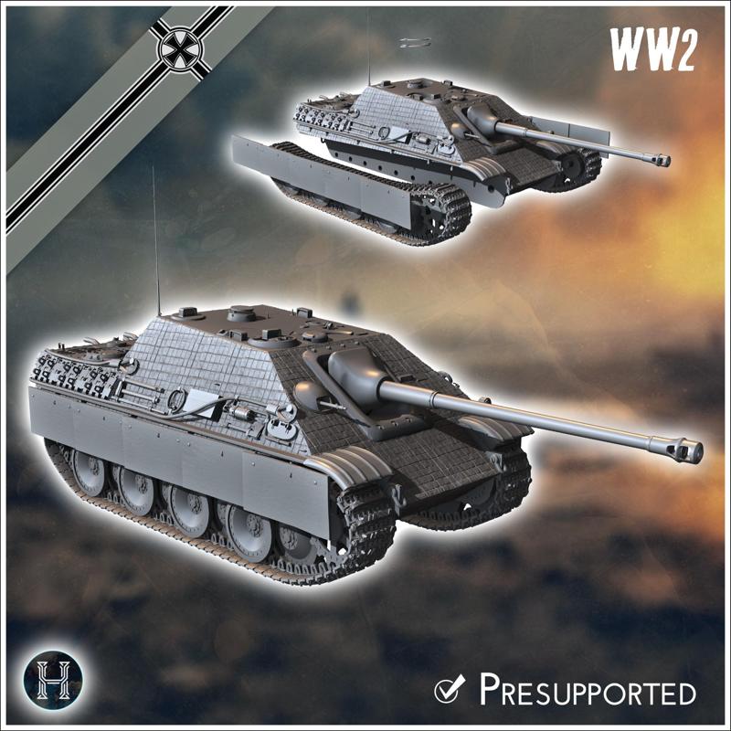 Jagdpanzer V Jagdpanther I Ausf. G1 - Germany Eastern Western Front Normandy Italy Berlin Bulge WWII