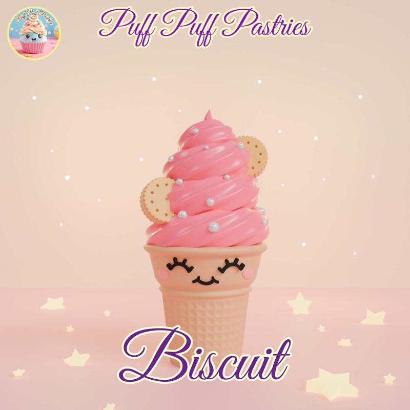 Kawaii Ice cream Biscuit