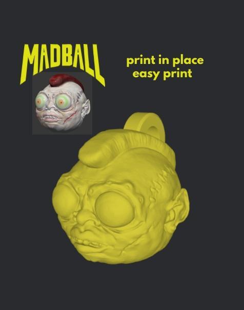 MADBALLS . MADBALL KEYCHAIN PUNK BALL KEYCHAIN.