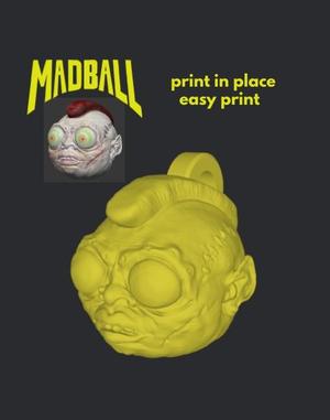 MADBALLS . MADBALL KEYCHAIN PUNK BALL KEYCHAIN.