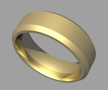 smooth band ring