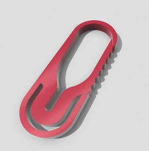 Simple keychain carabiner