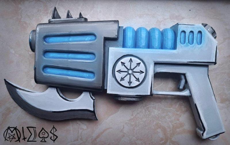 Chaos Plasma Pistol / Pistol / Gun / Cosplay Prop
