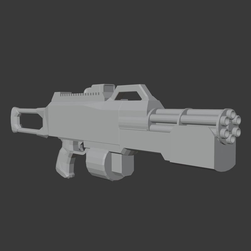 HeavyMachinegun 3D stl