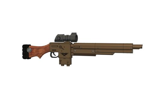Lucius Hellgun 40k Kreig Grenadier Cosplay Prop
