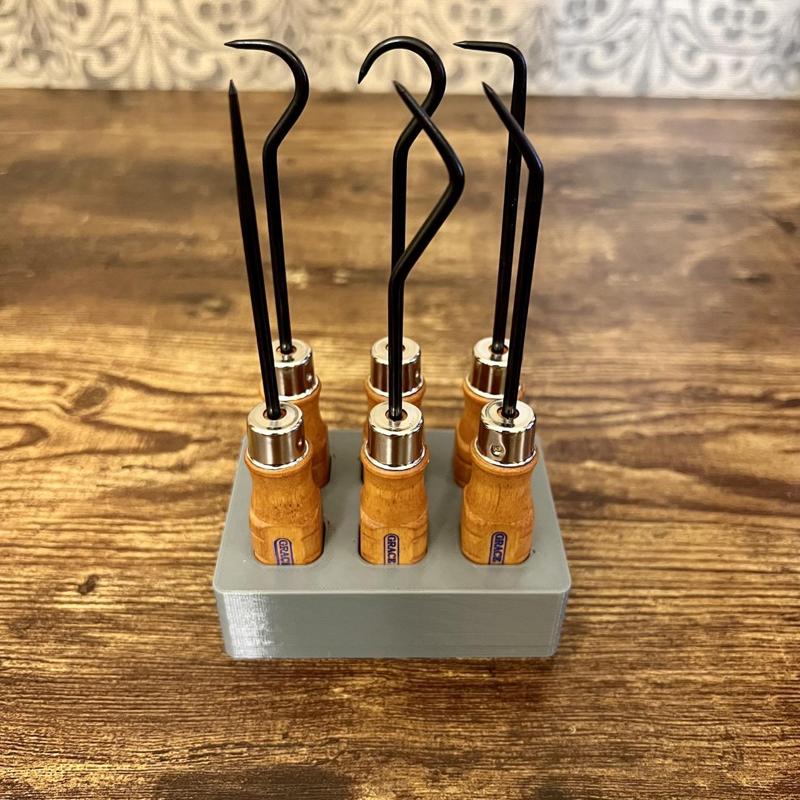 Grace USA Hook and Pick Set Bench Block