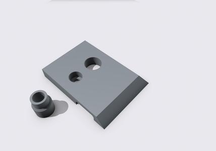 MK3S filament sensor cover for reverse bowden