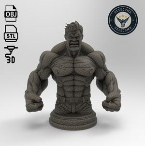 Hulk 3d printing model stl
