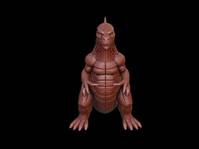 Godzilla Bust