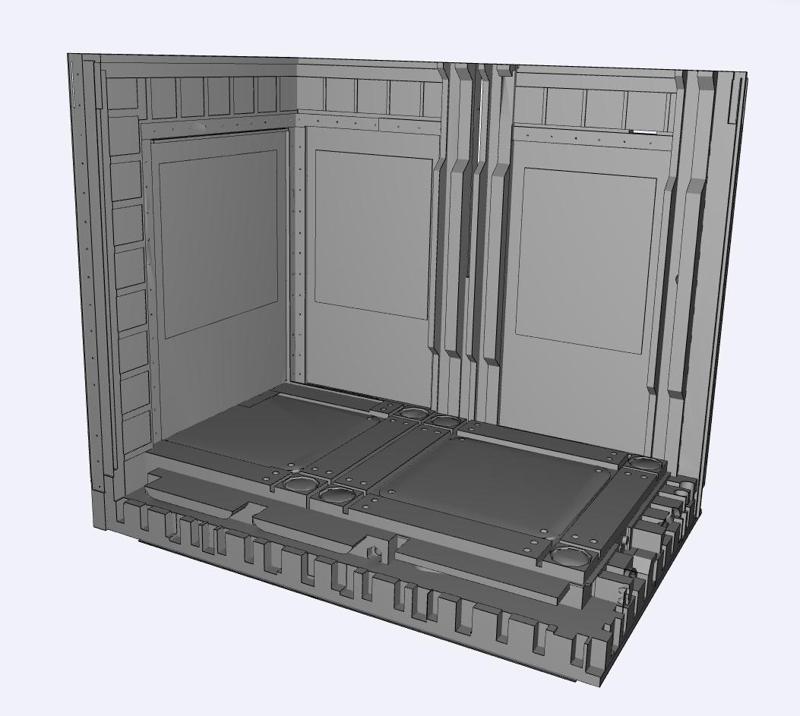 Industrial Gothic Small Room -1 (Blank)