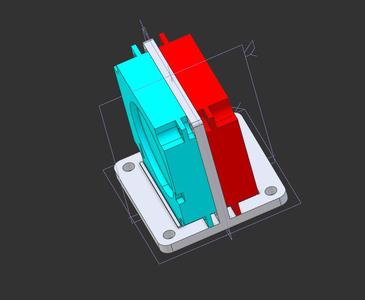 40xx Axial Fan to Blower Fan adapters