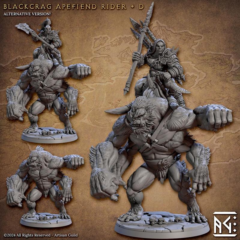 Blackcrag Apefiend Rider - D (Blackcrag Orcs)