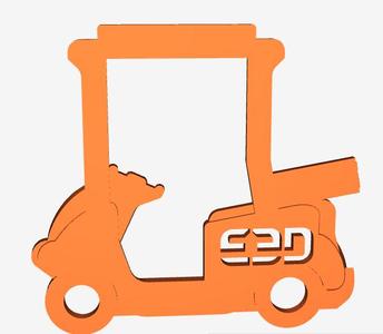 E3D Buggy Key Ring Tag