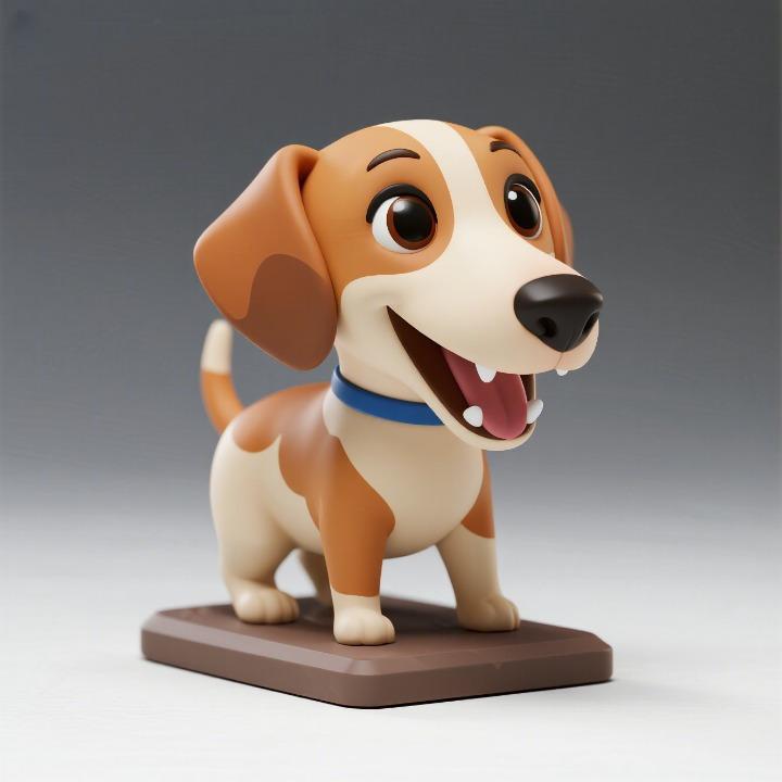 1078 Colorful Laughing Galgo Dog on Base, pug, dachshund, poodle, cat, dog, monkey, elephant, beagle, bear, lion, fox, bull terrier, pomeranian, galgo, wolf, doberman pinscher, newfoundland, crocodile